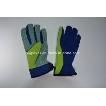 PVC-gepunkteter Handschuh-gepunkteter Handschuh-Garten-Handschuh-billiger Handschuh